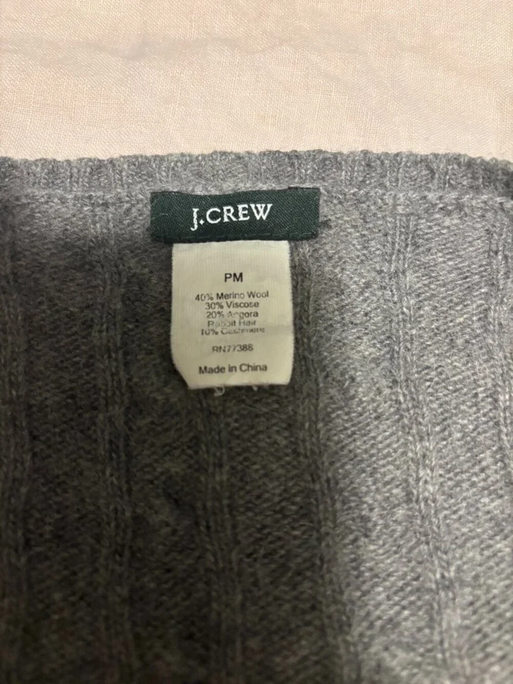 J Crew Merino Wool Sweater